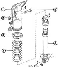  Замена амортизатора сзади Audi A4